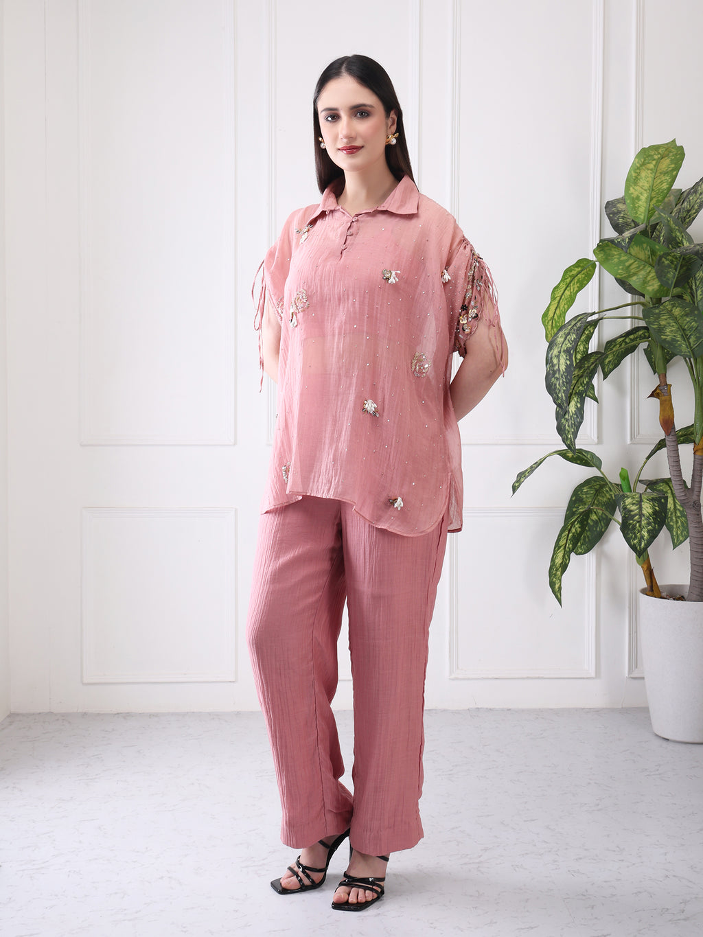 LAAKSHI CO-ORD-BUBBLEGUM