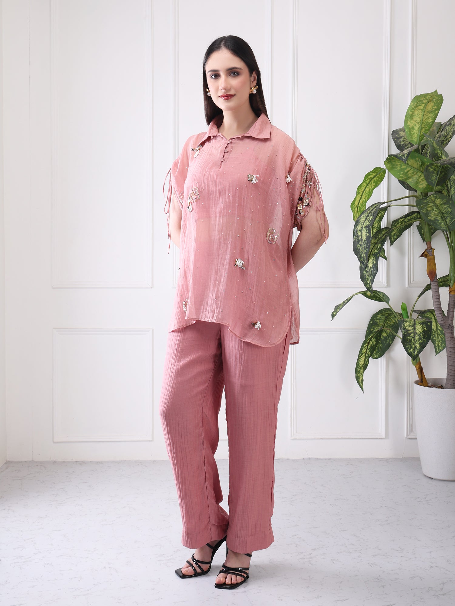 LAAKSHI CO-ORD-BUBBLEGUM