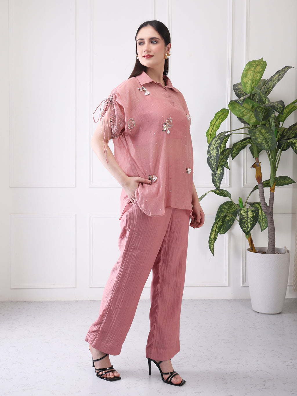 LAAKSHI CO-ORD-BUBBLEGUM