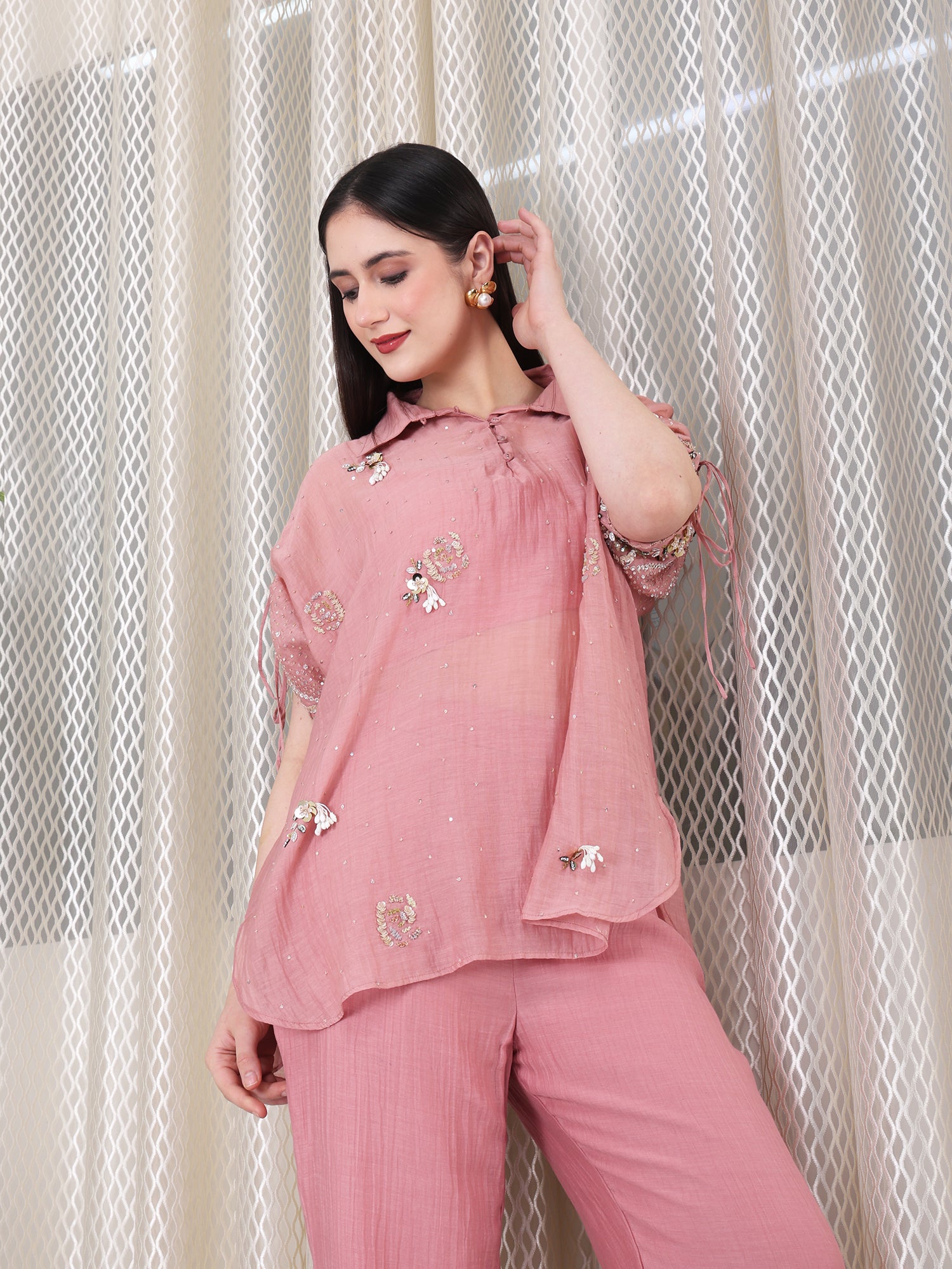 LAAKSHI CO-ORD-BUBBLEGUM