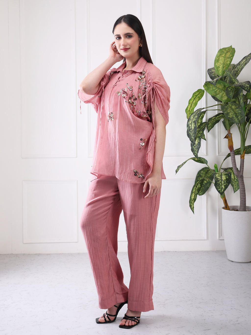 DILANA CO-ORD-BUBBLEGUM