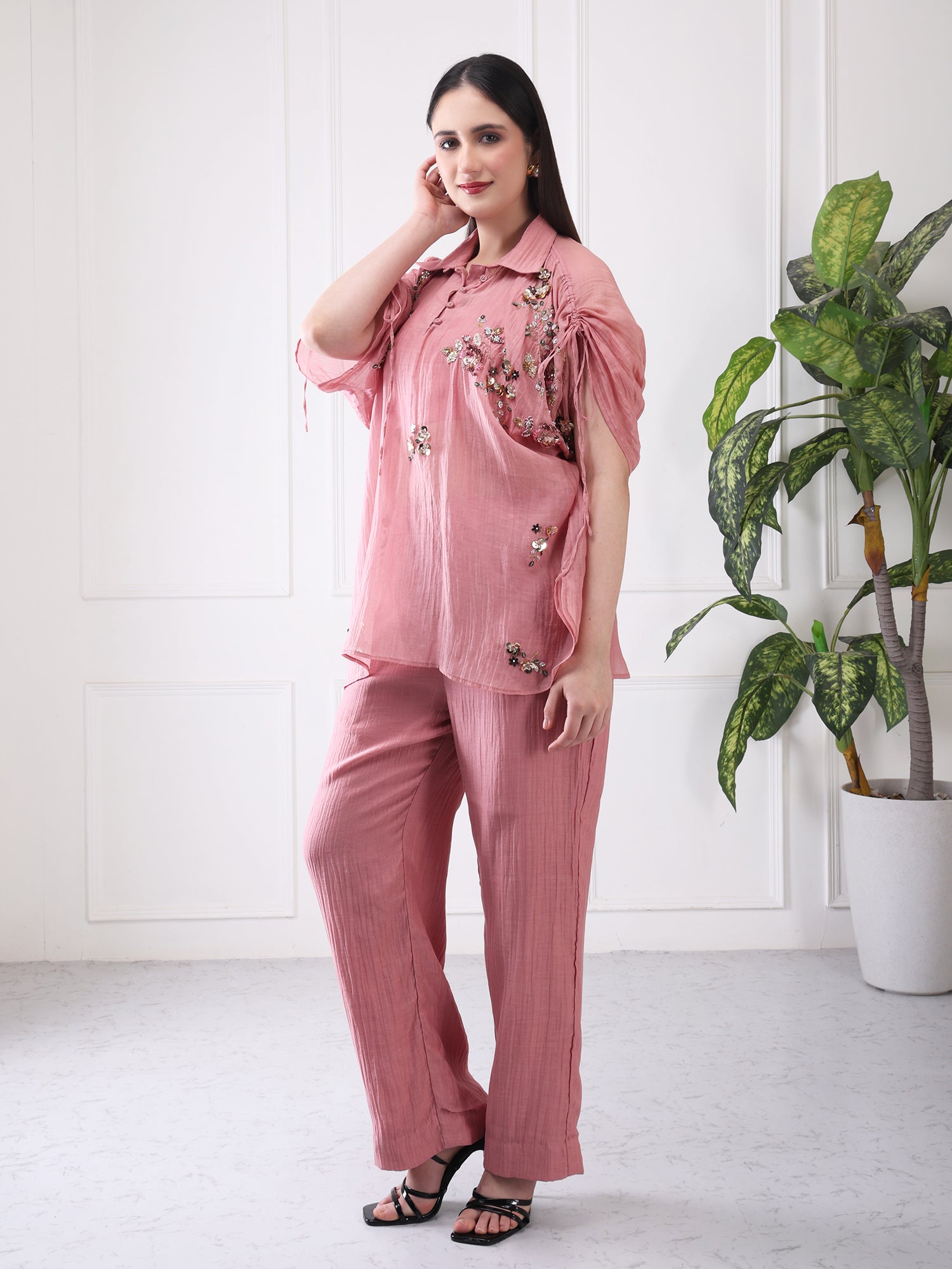 DILANA CO-ORD-BUBBLEGUM