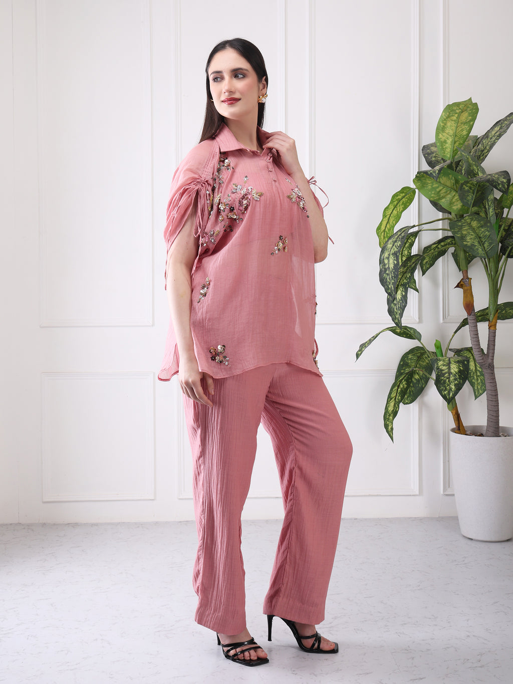 DILANA CO-ORD-BUBBLEGUM