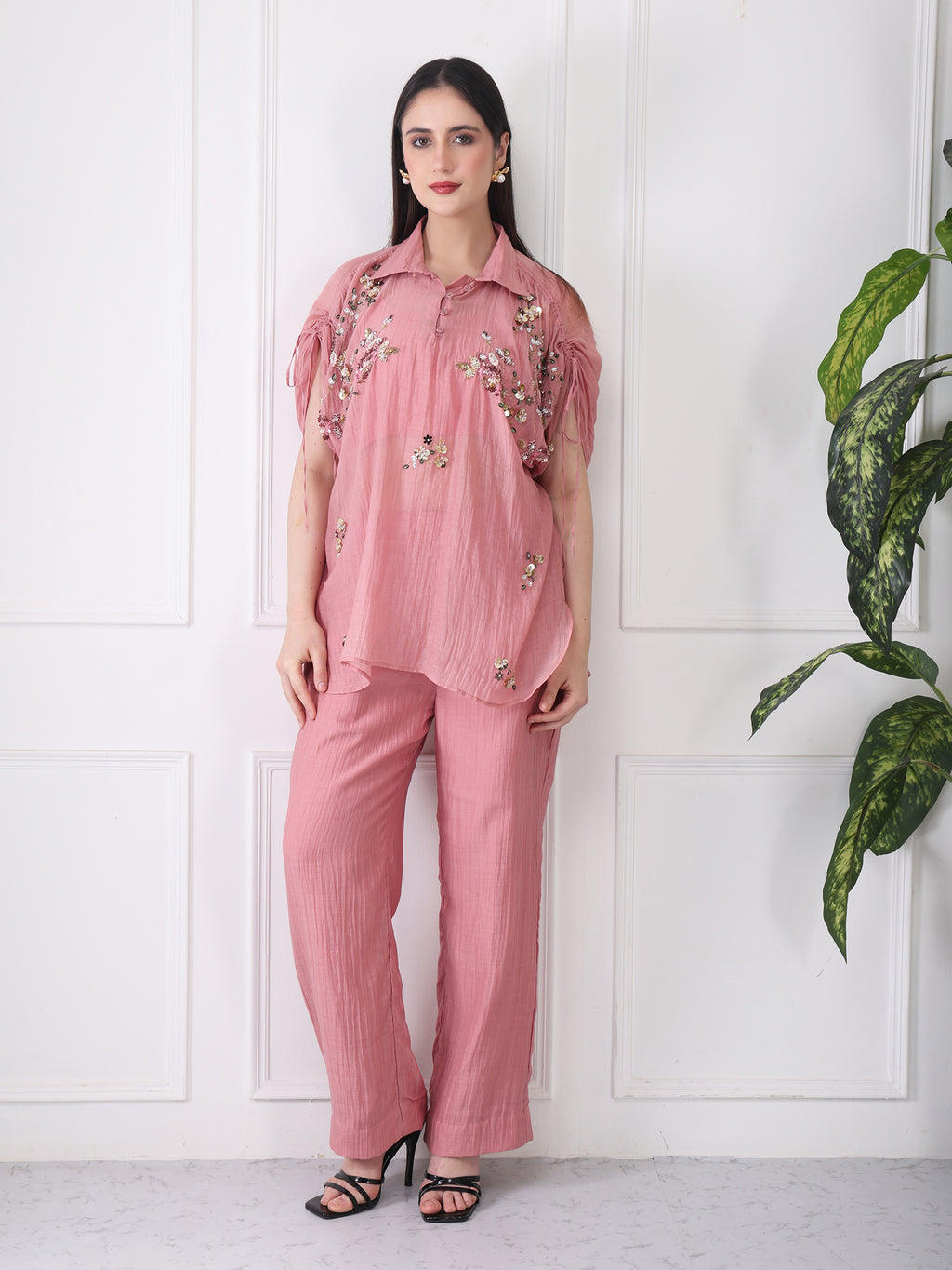 DILANA CO-ORD-BUBBLEGUM