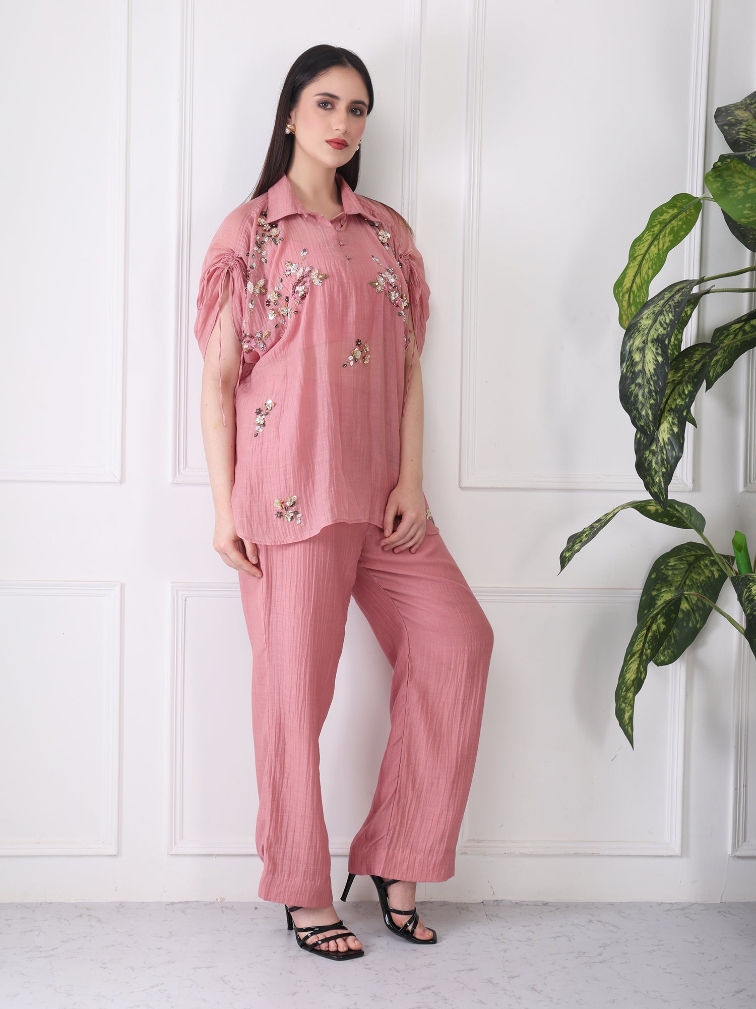 DILANA CO-ORD-BUBBLEGUM