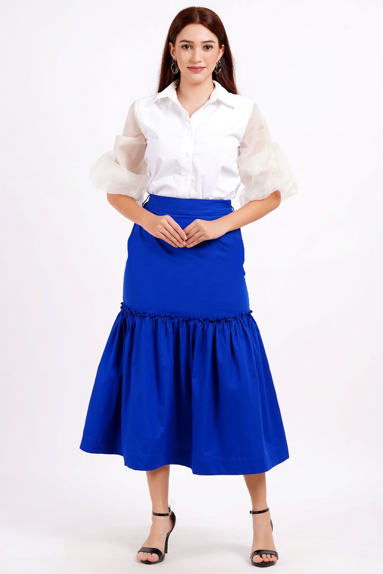KLARA-BLUE SKIRT