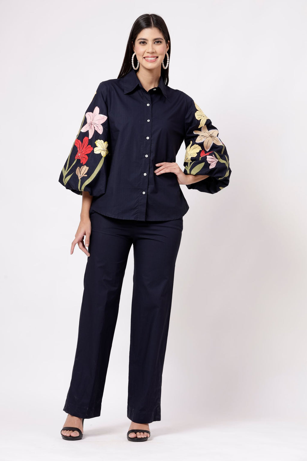 KLARA-BLACK FLORAL