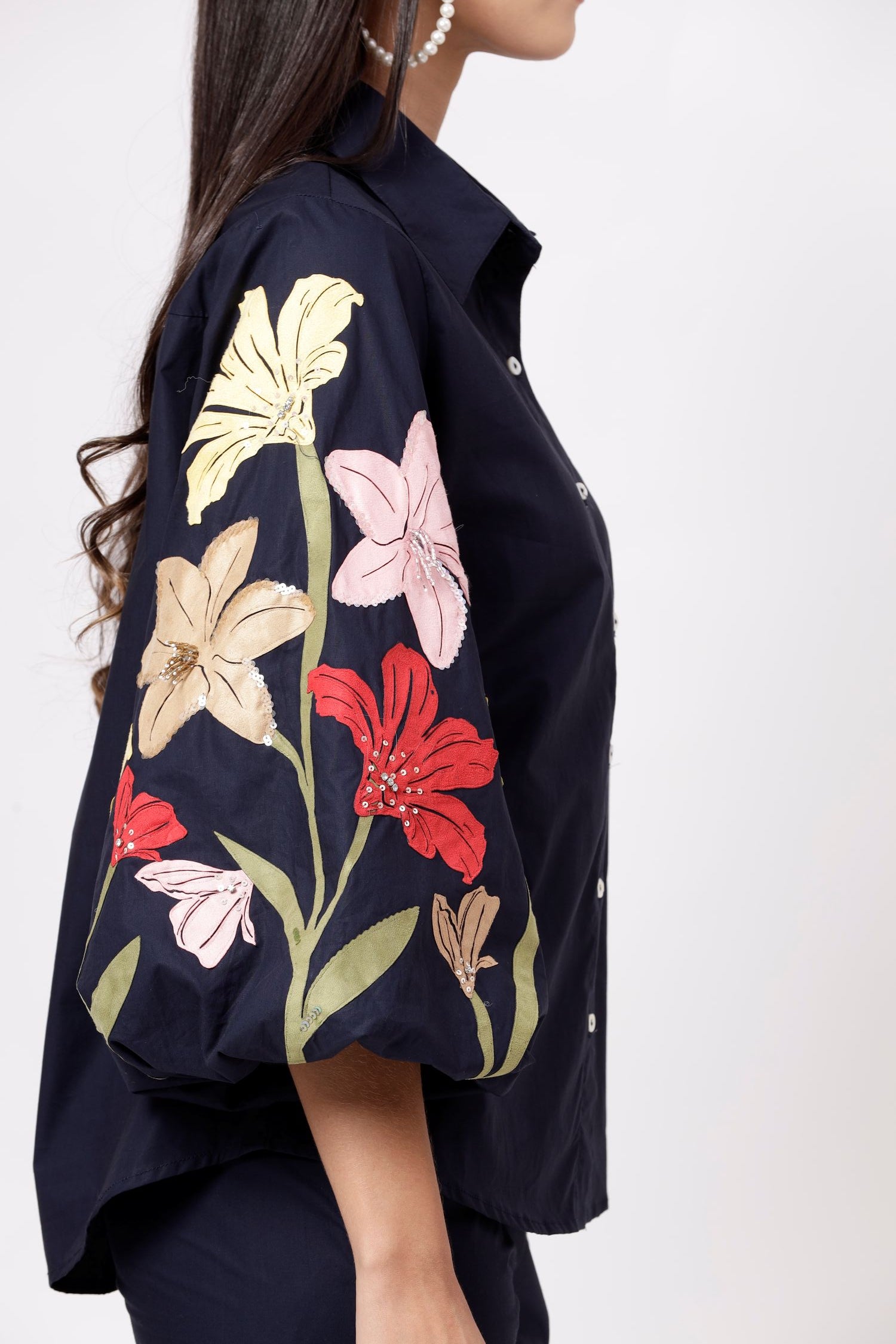 KLARA-BLACK FLORAL