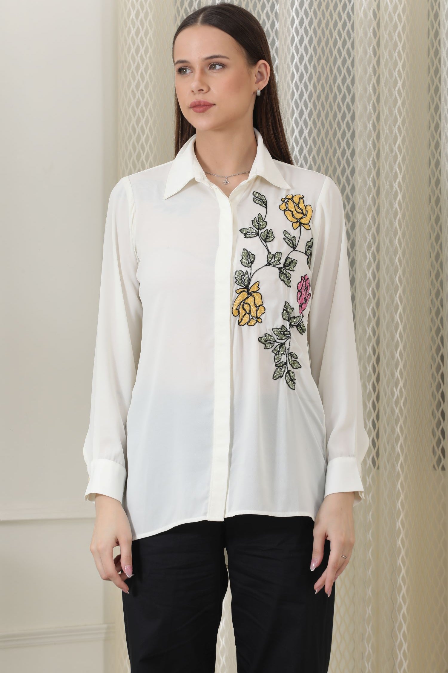 KAI-WHITE FLORAL