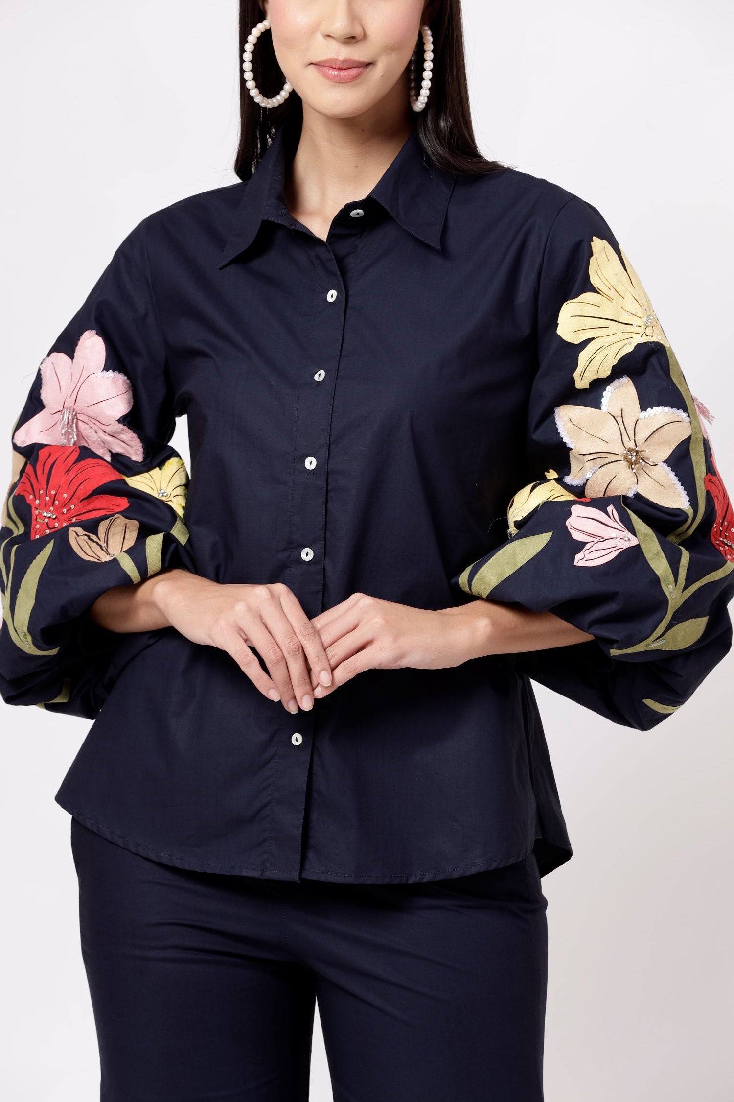 KLARA-BLACK FLORAL