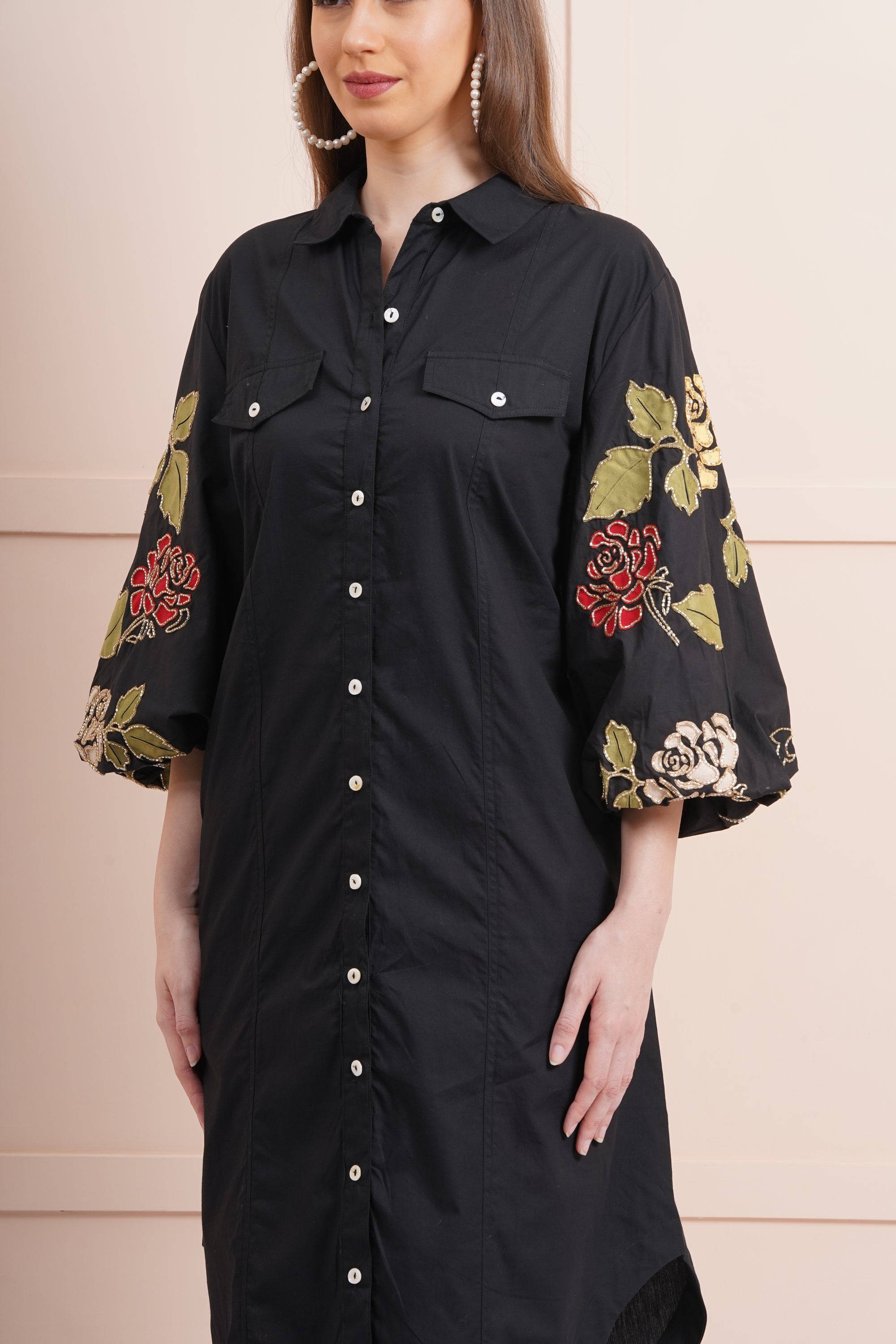 OLIVE-BLACK ROSE