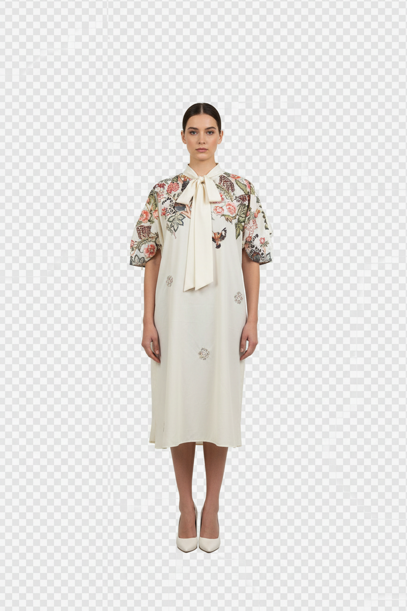 HIDDEN GARDEN STRIPE FALL- OFF WHITE